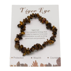 Bransoletka z kamieni [tygrysie oko] - MF37875-5